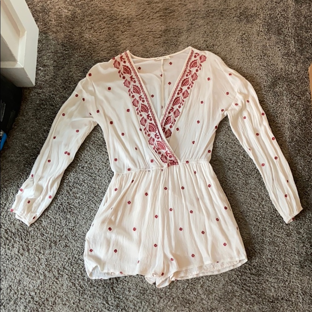 Long sleeve romper